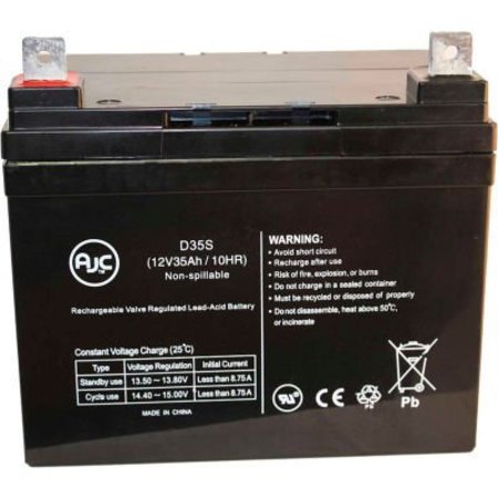 BATTERY CLERK AJC® MK MU-1 SLD A 12V 35Ah Wheelchair Battery AJC-D35S-M-0-127825